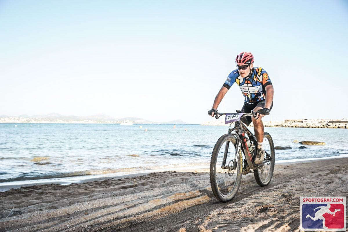 Nicolas en compétition VTT